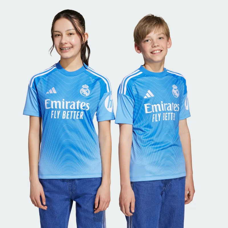 adidas Real Madrid FC 2025/26 Home Goalkeeper Παιδική Ποδοσφαιρική Φανέλα (9000249336_89425)