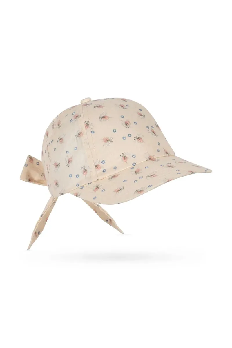 Konges Sløjd καπέλο με γείσο παιδικό βαμβακερό EVIA BOW CAP GOTS