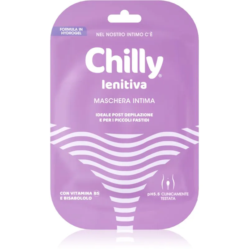 Chilly Soothing Intimate Mask καταπραϋντική και ενυδατική μάσκα για ευαίσθητες περιοχές 1 τμχ