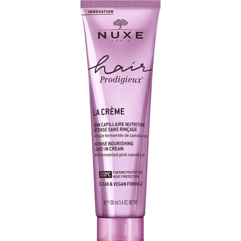 Nuxe Hair Prodigieux Intense Nourishing Leave-in Cream Αρωματική Κρέμα Μαλλιών Leave-in με Εκχύλισμα Ροζ Καμέλιας για Ενυδάτωση & Προστασία από τη Θερμότητα του Styling 100ml