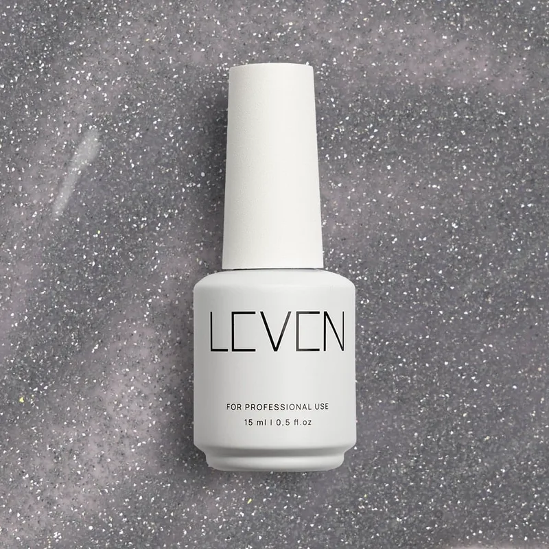 Leven | Ημιμόνιμο βερνίκι με glitter/shimmer 15ml no. G021 Andromeda
