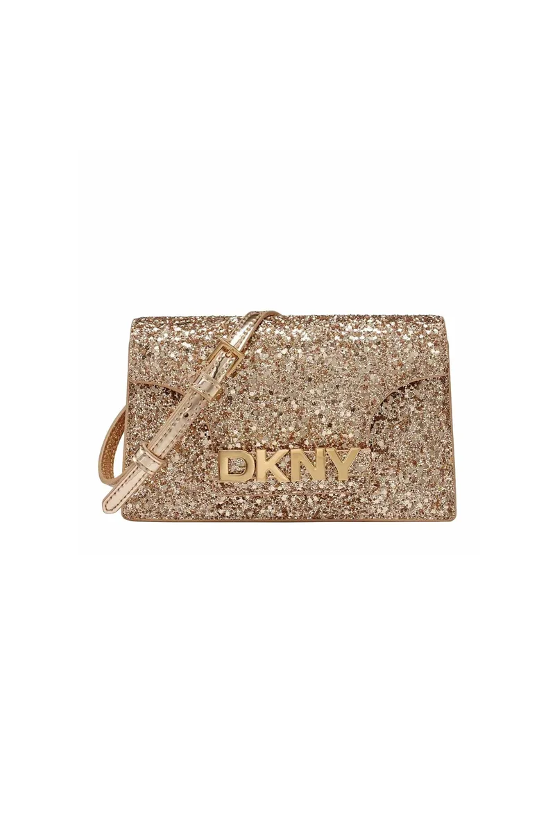 DKNY γυναικείο τσαντάκι clutch "Avril" - R545DG58 Χρυσό