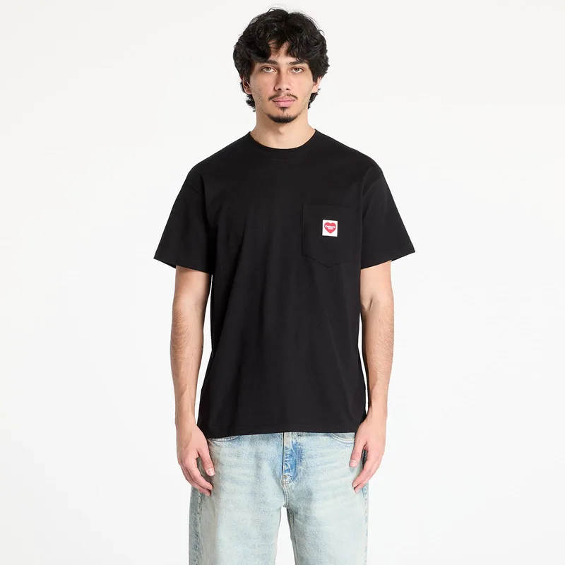 T-shirt Carhartt WIP S/S Pocket Heart T-Shirt UNISEX Black/ Red S