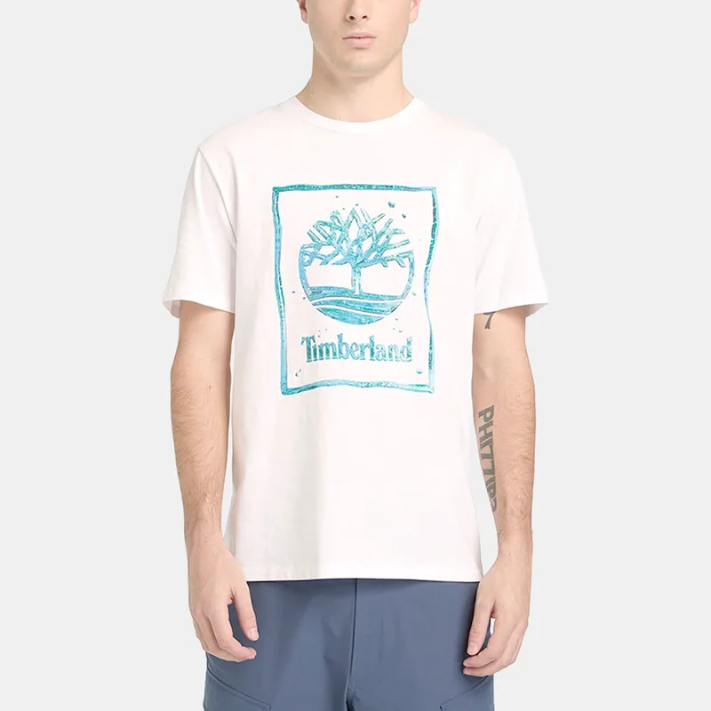 Timberland Water Stack Logo Ανδρικό T-Shirt (9000263775_1539)