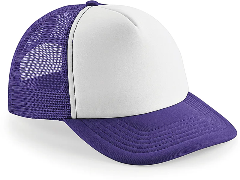 Καπέλο Vintage Snapback Trucker B645 Beechfield Purple/White