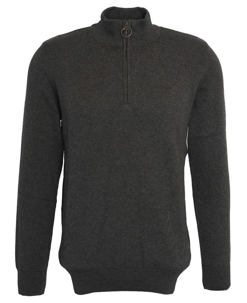 ΑΝΔΡΙΚΟ ΠΛΕΚΤΟ PIMA COTTON HALF ZIP ΑΝΘΡΑΚΙ