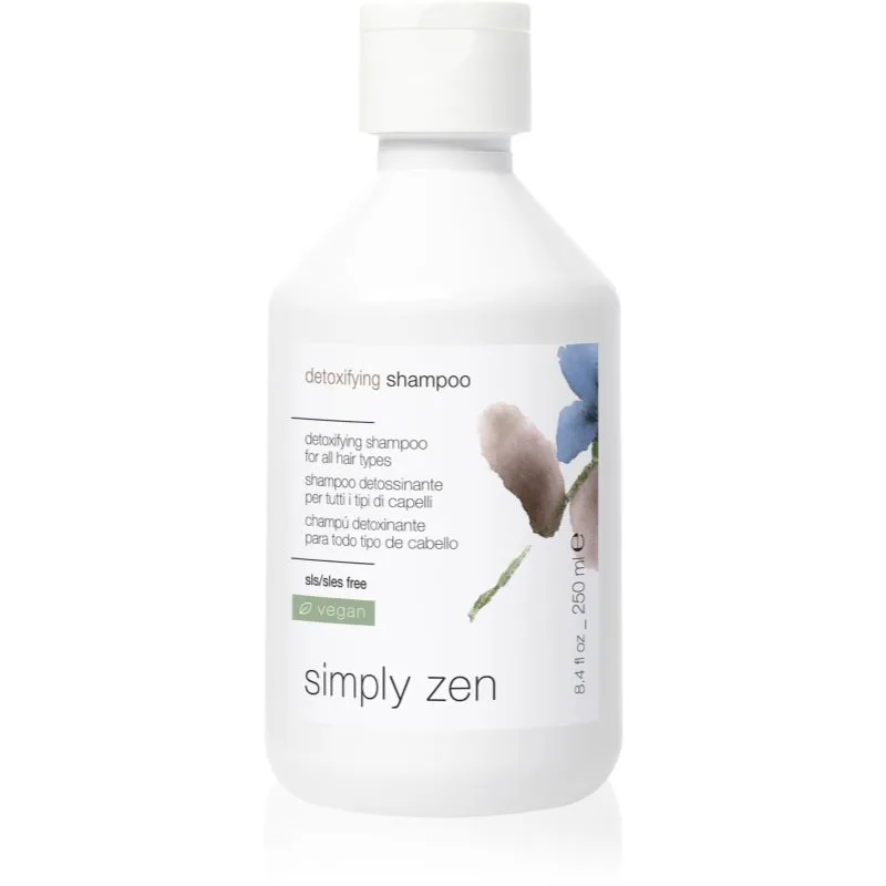 Simply Zen Detoxifying Shampoo σαμπουάν καθαρισμού και αποτοξίνωσης για όλους τους τύπους μαλλιών 250 ml