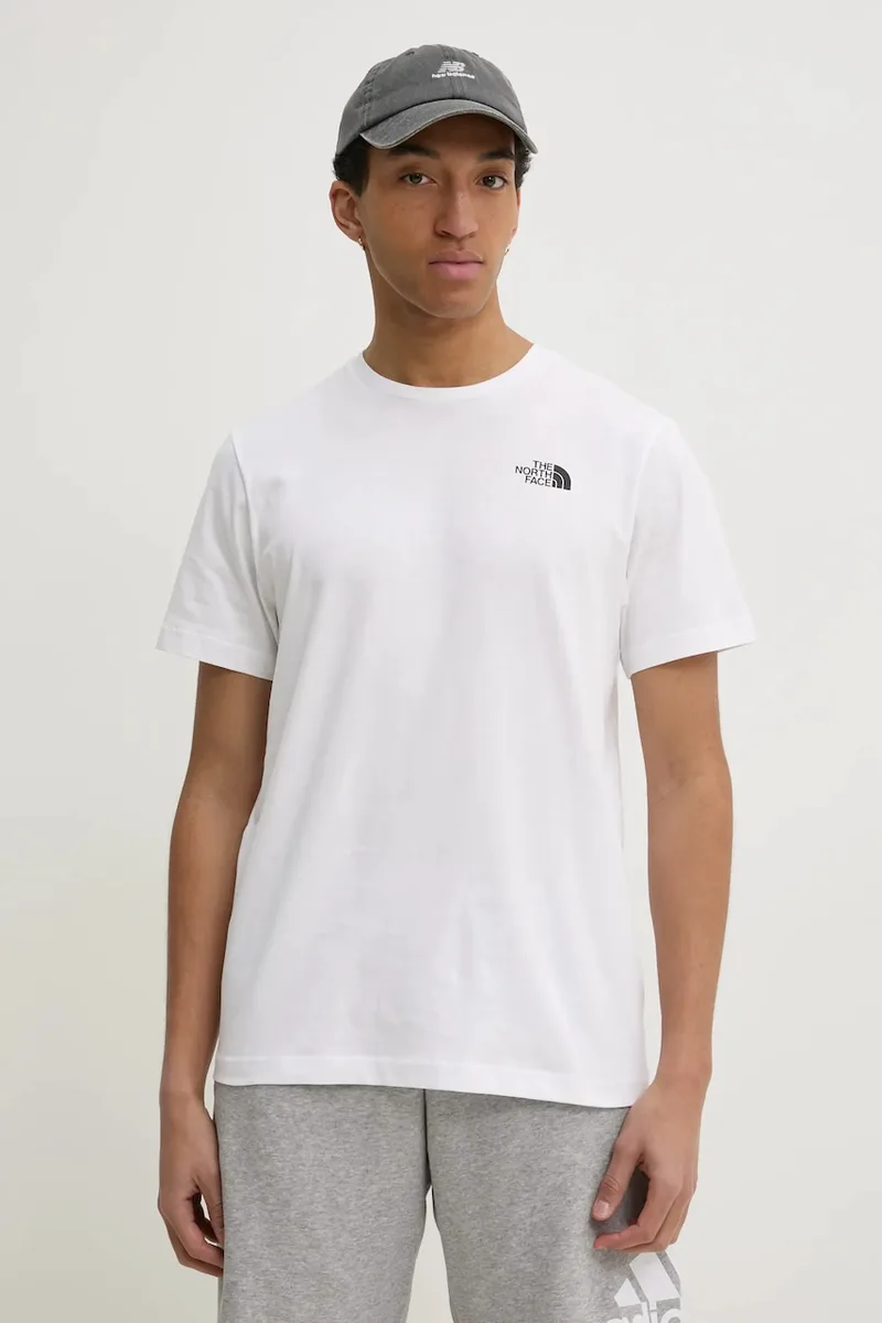 Βαμβακερό μπλουζάκι The North Face M S/S Redbox Tee