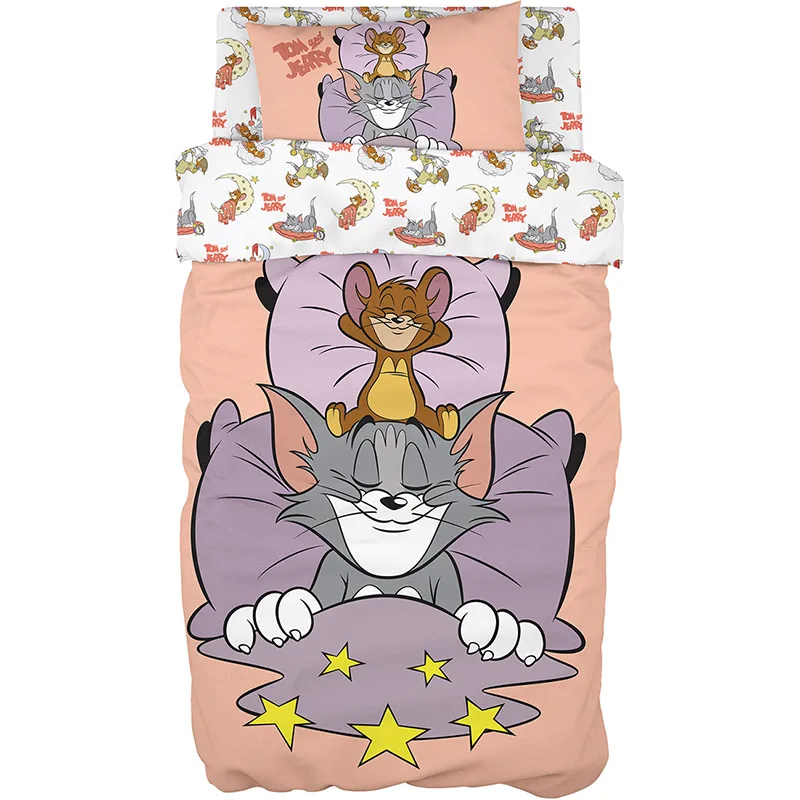 Σεντόνια Μονά Σετ Beauty Home 6194 Tom Jerry 165x250