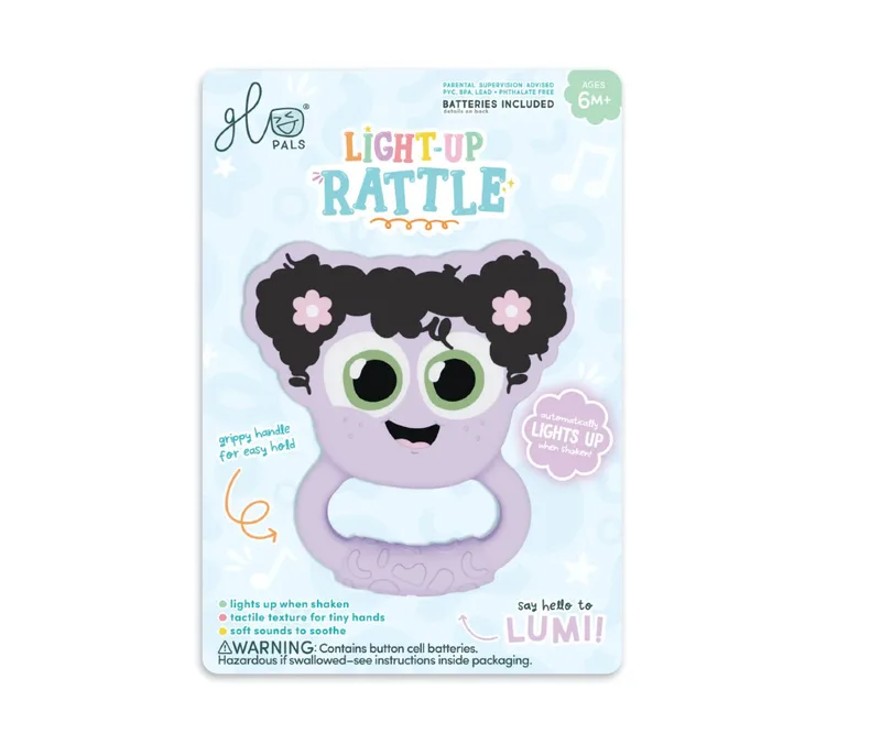 Glo Pals Light Up Rattle -Lumi
