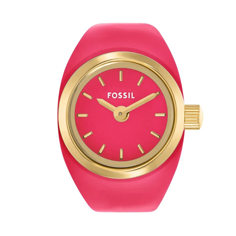Ρολόι Fossil Watch Ring ES5414 Ροζ