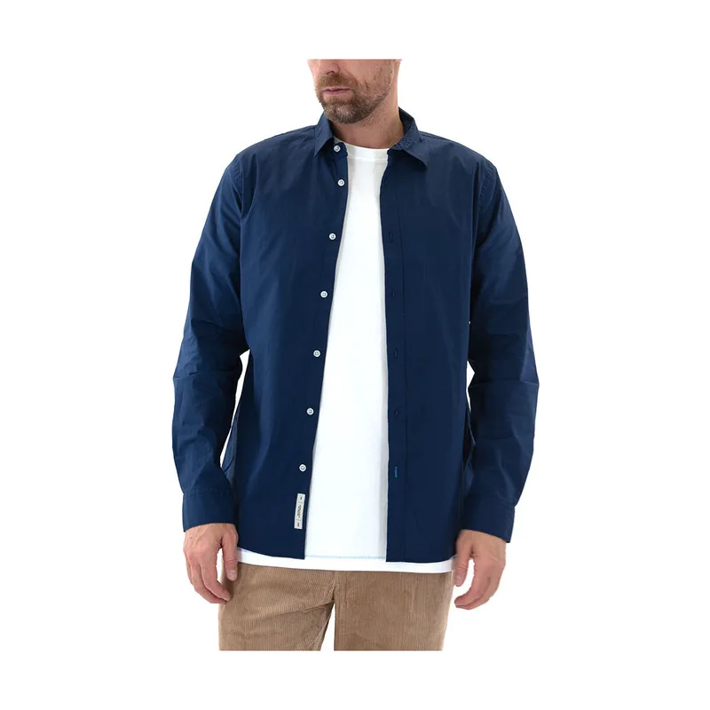 Πουκάμισο με μακριά μανίκια Scotch & Soda ESSENTIAL SOLID POPLIN SHIRT MEN SCOTCH SODA