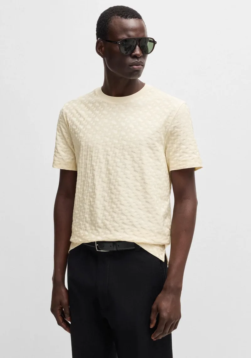BOSS Κοντομάνικη T-shirt της σειράς Thompson - 50537131 131 Open White