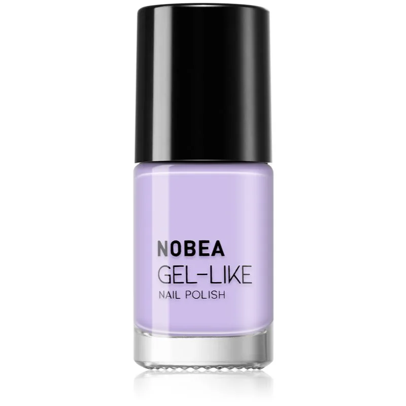 NOBEA Day-to-Day Gel-like Nail Polish βερνίκι νυχιών για τζελ αποτέλεσμα απόχρωση Blue violet #N61 6 ml
