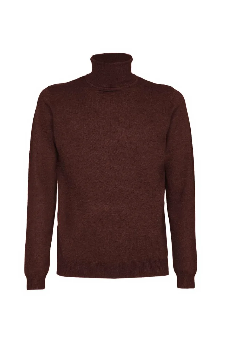 SSEINSE Μακρυμάνικες Μπλούζες Dolcevita - BURGUNDY-MI2251SS-BURGUNDY