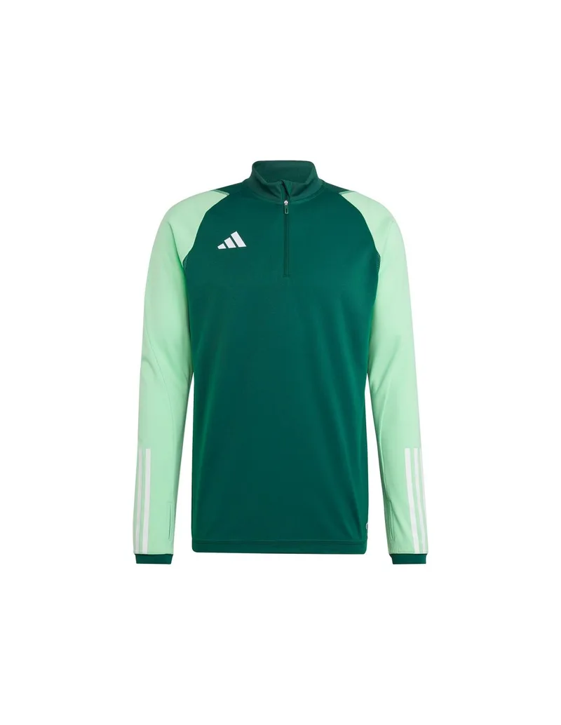 Adidas Tiro 23 Competition Ανδρική Μπλούζα με Φερμουάρ Μακρυμάνικη Πράσινη HU1308