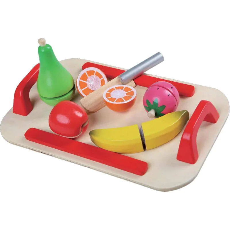 Ξύλινο Παιχνίδι Ρόλων Gerardo's Toys Δίσκος Με Φρούτα GΤ61171