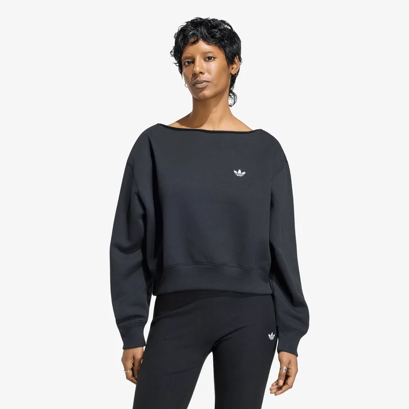 Φούτερ adidas Ess Crw Lo Black L