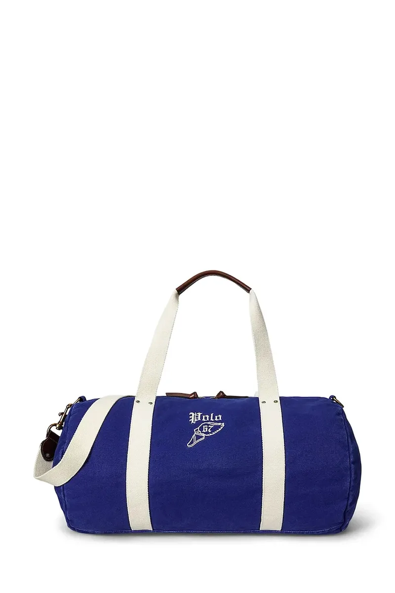 Polo Ralph Lauren αθλητική τσάντα ανδρική βαμβακερή