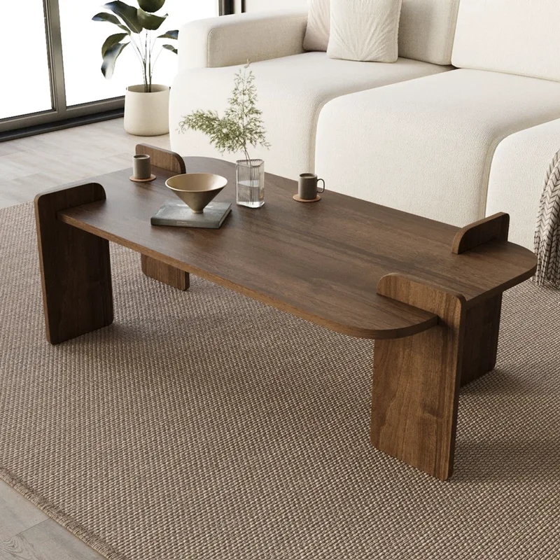 Τραπεζάκι Σαλονιού Lovge - Walnut 116Sam1514 (120x35x60 cm)