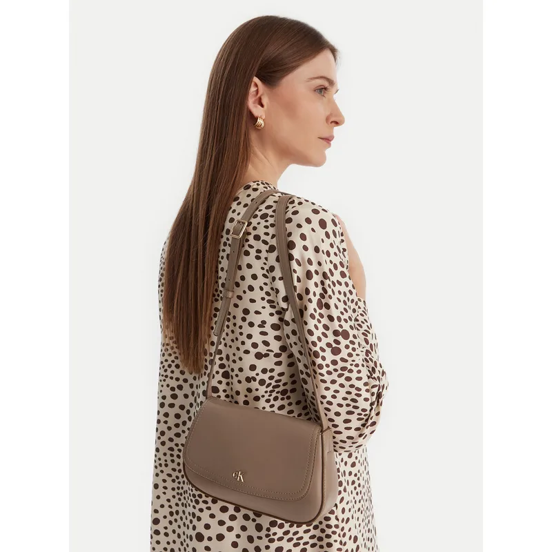 Τσάντα Calvin Klein Ck Flap Camera Bag LV04F3421G Μπεζ