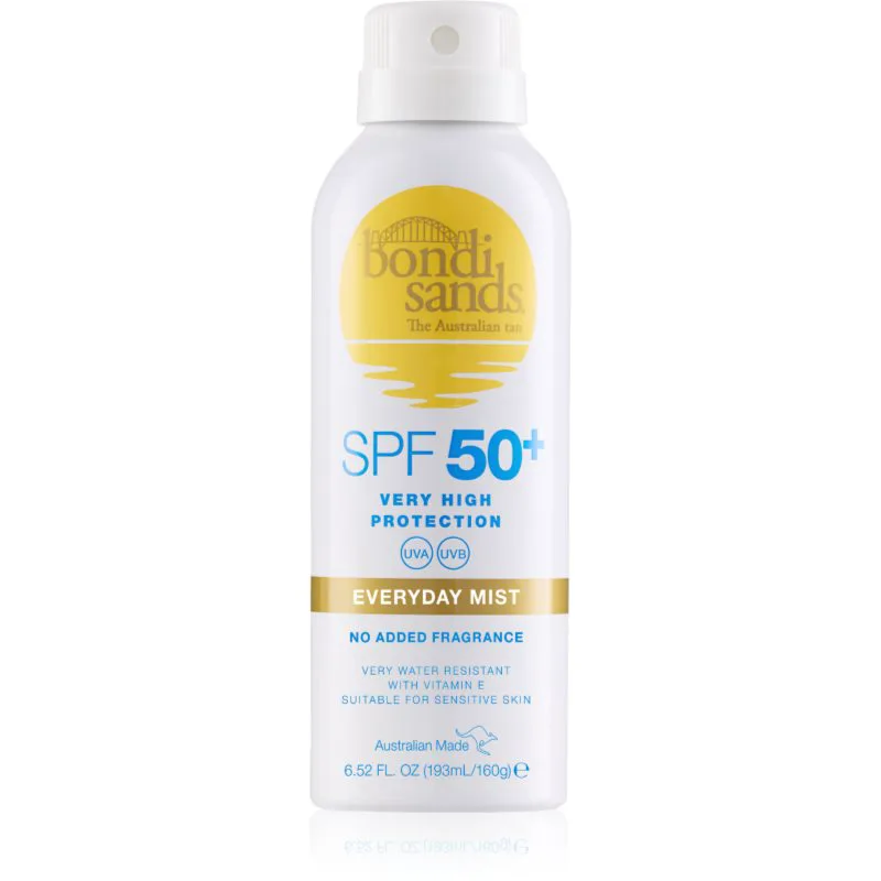 Bondi Sands SPF 50+ Everyday Mist αδιάβροχο σπρέι για ηλιοθεραπεία SPF 50+ 160 γρ