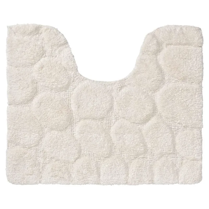 Ταπέτο Λεκάνης Βαμβακερό 50x60εκ. Pebbles Ivory Sealskin 294416410 (Ύφασμα: Βαμβάκι 100%, Χρώμα: Ιβουάρ) - sealskin - sl-294416410