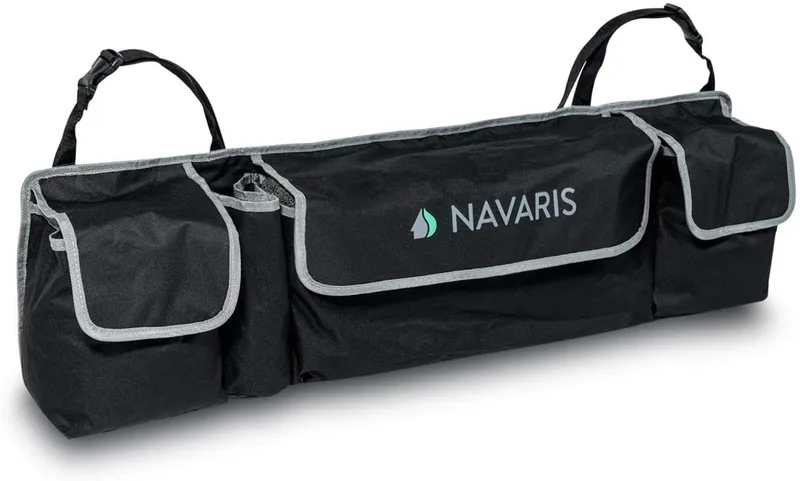 Navaris Car Backseat Trunk Boot Organizer - Σάκος Αποθήκευσης και Οργάνωσης Αυτοκινήτου - Black (46984.01)
