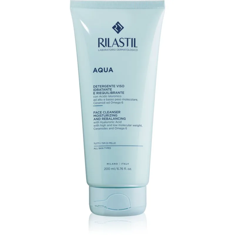 Rilastil Aqua καθαριστικό γαλάκτωμα προσώπου 200 ml