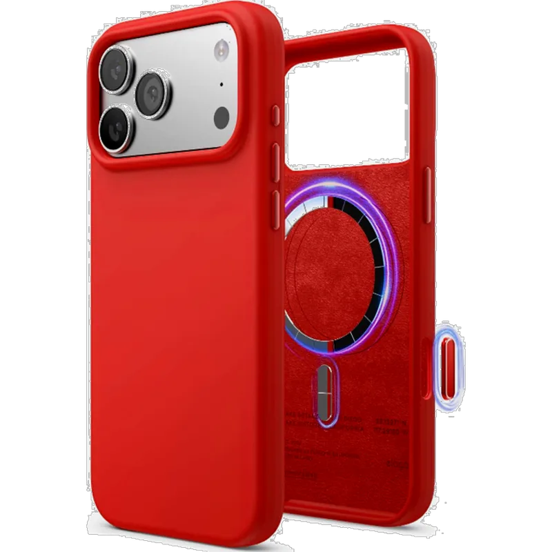Θήκη iPhone 17 Pro Max Elago Magnetic Silicone Case Premium Σιλικόνης με MagSafe - Red (ES17MSSC69PRO-RD)