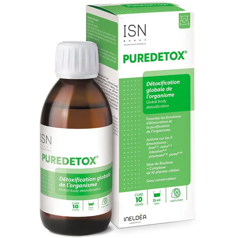 Ineldea Santé Naturelle Puredetox® Global Detoxification of the body 250ml