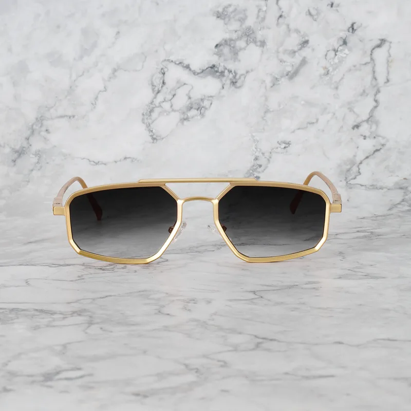 PABLO 6EP1M - PABLO - MATT GOLD - GRADIENT GRAY Sunglasses | Matt Χρυσό - Gradient Gray | Matt Χρυσό - Gradient Gray Shades | Explicit Poets Sunglasses