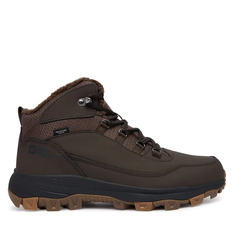 Παπούτσια πεζοπορίας Jack Wolfskin Everquest Texapore Mid 4053611 Καφέ