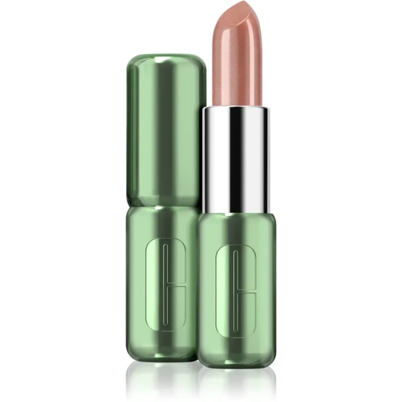 Clinique Pop™ Longwear Lipstick Shine λαμπερό κραγιόν απόχρωση 02 Bare Pop 3.9 γρ