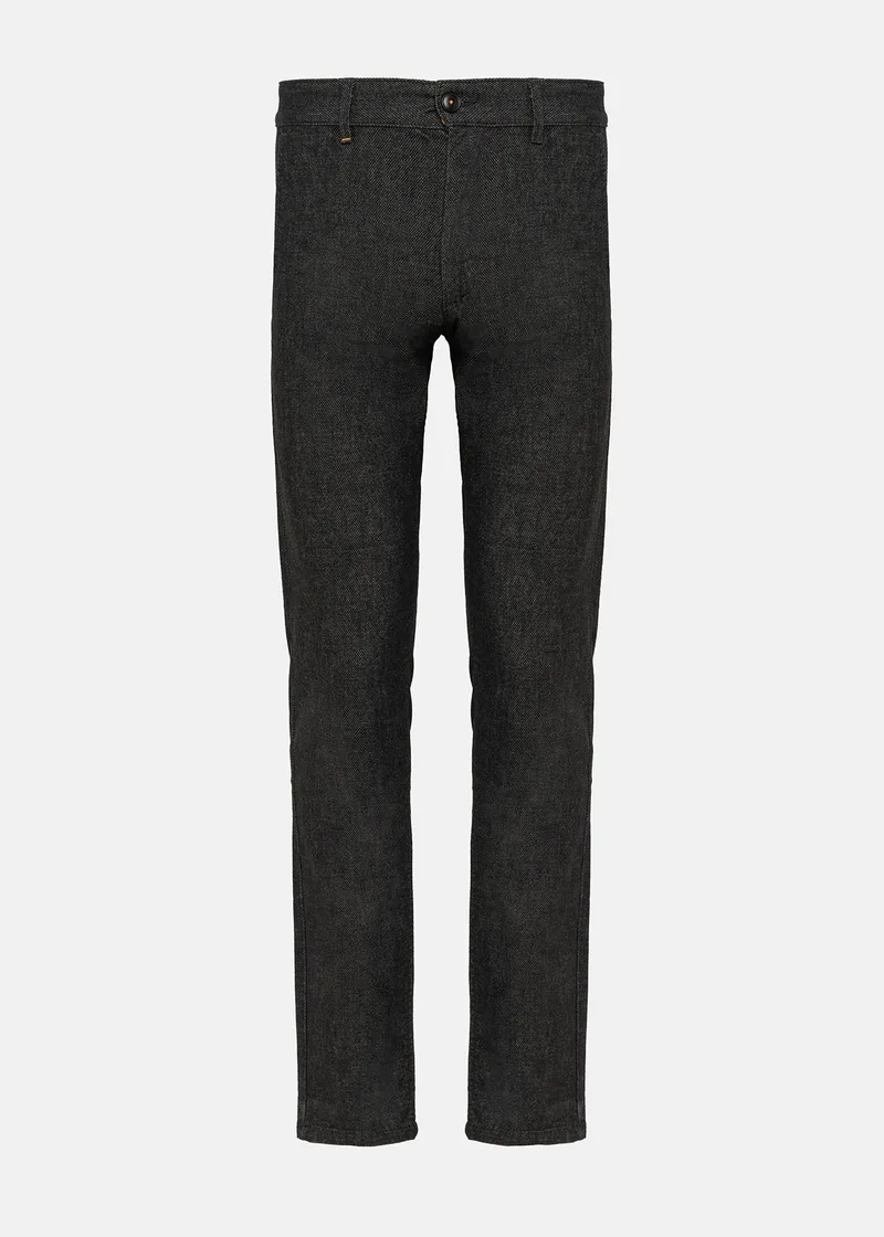 BOSS Υφασμάτινο Παντελόνι της σειράς Chino - 50523143 076 Open Grey