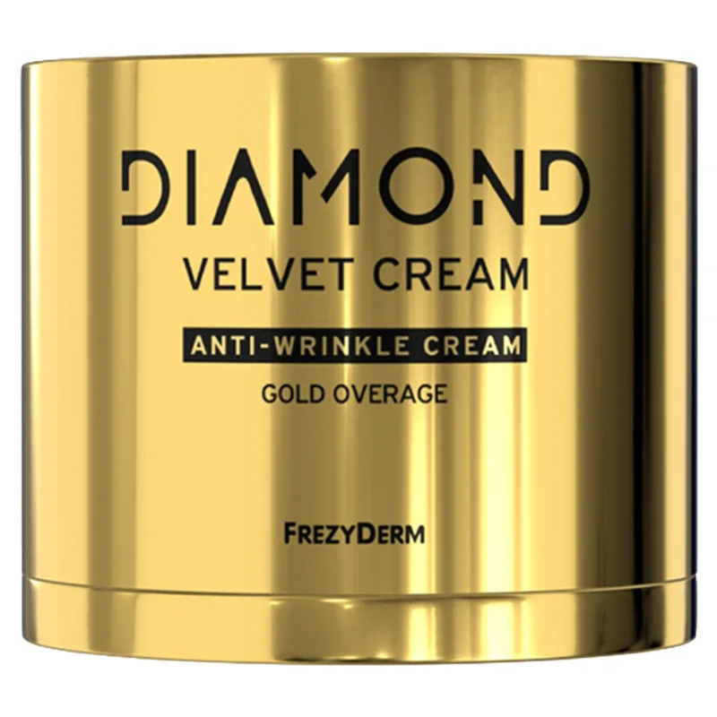 Frezyderm Diamond Velvet Anti-Wrinkle Χρυσό Overage Cream Υπερενισχυμένη Αντιγηραντική Κρέμα που Αντιστρέφει την Εικόνα του Κουρασμένου Δέρματος 50ml