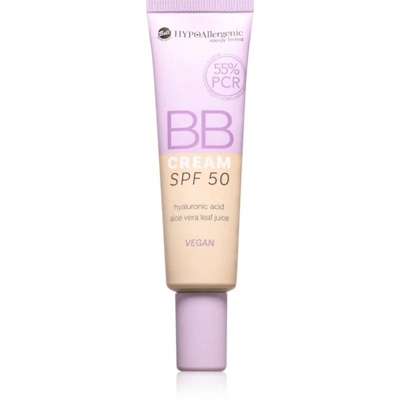 Bell HYPOallergenic ενυδατική ΒΒ κρέμα SPF 50 απόχρωση 03 Amber 30 γρ