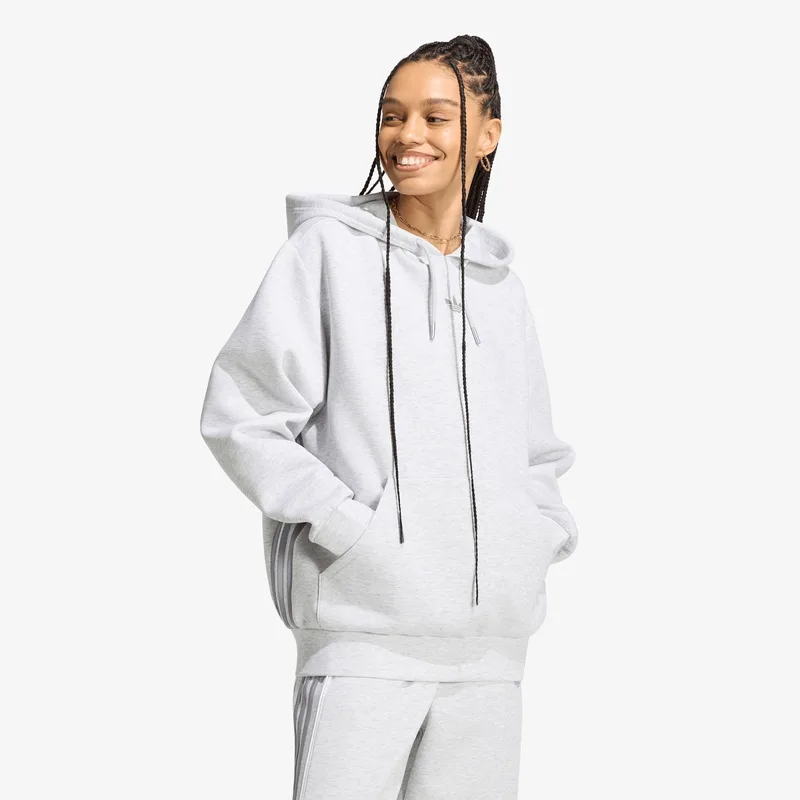 Φούτερ adidas Spacer Hoodie Light Grey Heather/ Reflective Silver/ Lgh Solid Grey XL