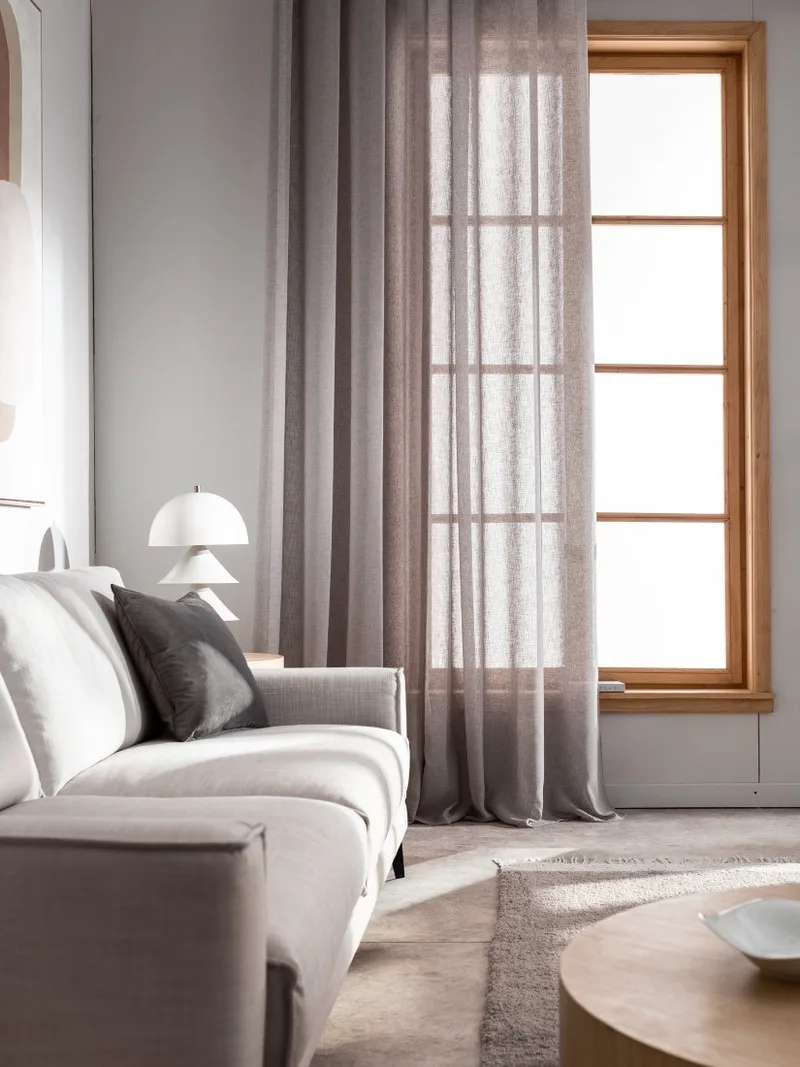 Κουρτίνα Με Τρουκς Gofis Home Combe Shadow Grey AW24 502/48 200x280