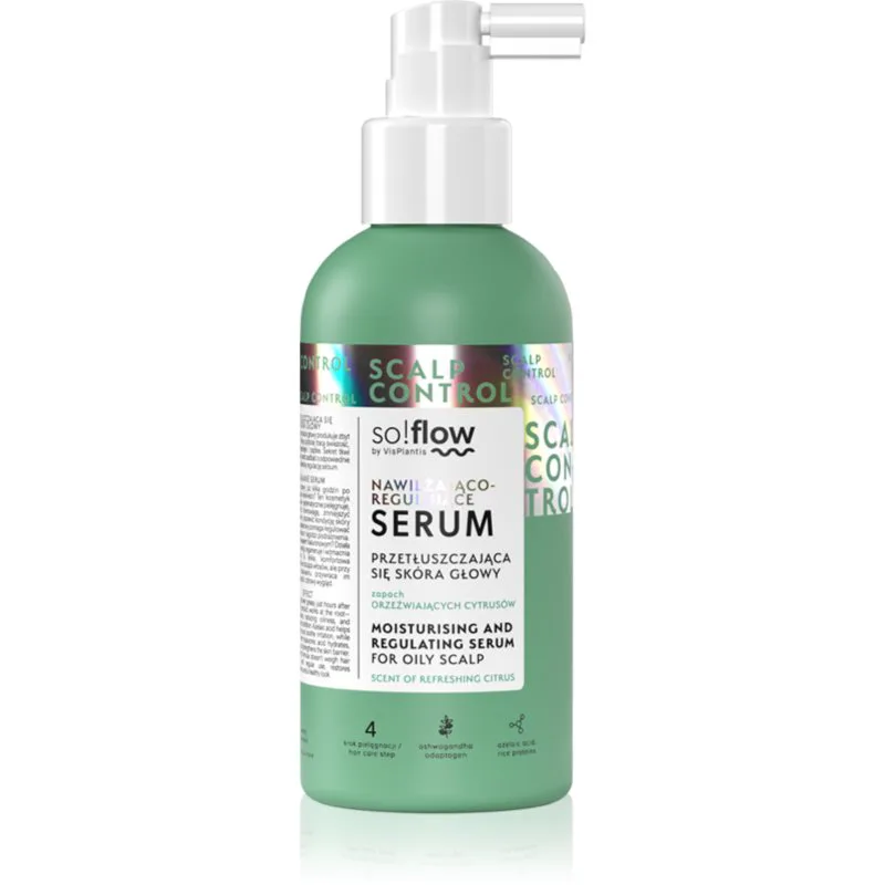 so!flow Oily Scalp Moisturising and Regulating Serum ορός για προβληματικό και λιπαρό δέρμα 150 ml