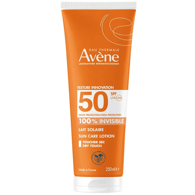 Avene Dry Touch Invisible Sun Care Lotion Spf50 Αντηλιακό Γαλάκτωμα Υψηλής Προστασίας για Πρόσωπο & Σώμα με Αόρατο Τελείωμα 250ml