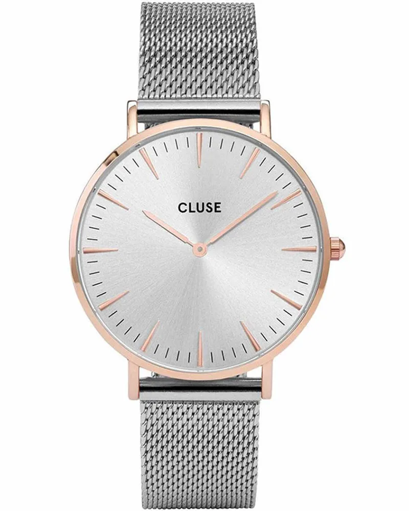 CLUSE La Boheme - CW0101201006, Rose Χρυσό case with Stainless Steel Bracelet