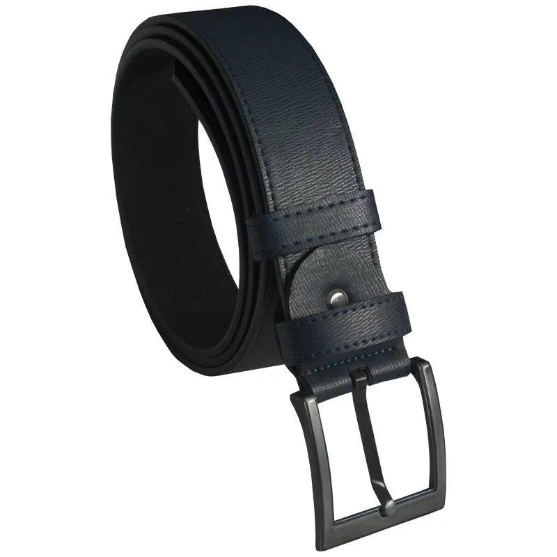 Ζώνη Casual σχεδιαστή(4cm φάρδος)από συνθετικό δέρμα - Midnight Blue