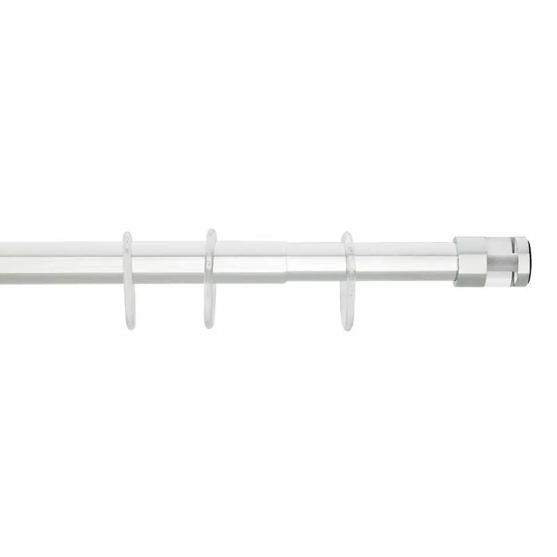 Πτυσσόμενος Βραχίονας Μπάνιου 160-260cm Grekon 1240 Glass Clear