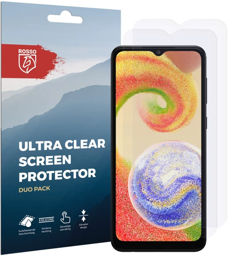 Κόκκινο Ultra Clear Screen Protector - Μεμβράνη Προστασίας Οθόνης - Samsung Galaxy A04 - 2 Τεμάχια (8719246376719)