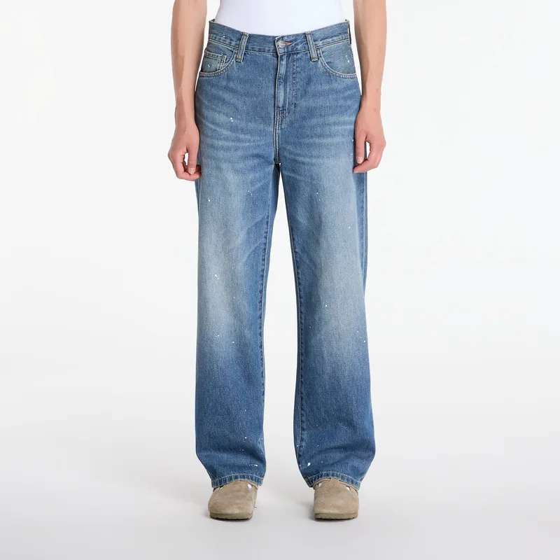Τζιν Carhartt WIP W' Arin Pant Blue Destroy Wash, Splatter 32