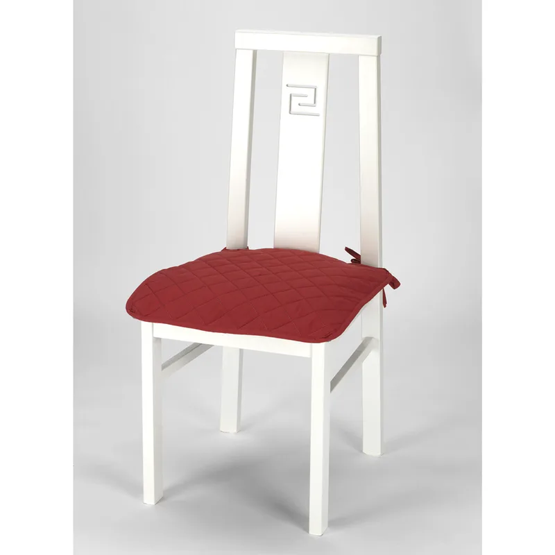 Σετ (6 Τμχ) Καλύμματα-Καπάκια Καρέκλας Universal Quilt - C/5 Μπορντώ -10+ Χρώματα Διαθέσιμα-Καλύμματα Σαλονιού