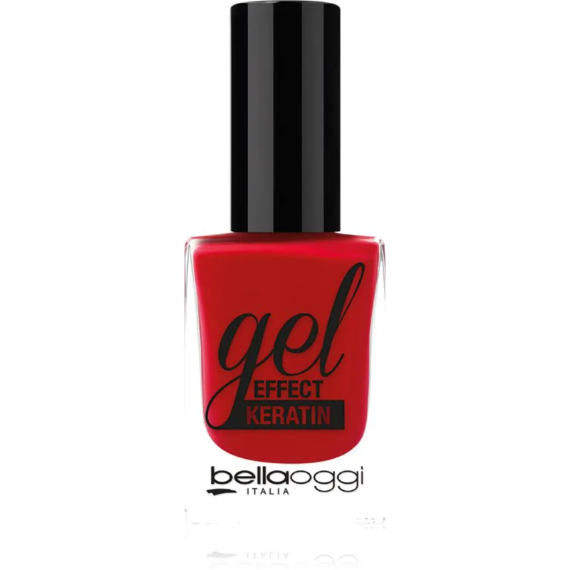 bellaoggi Gel Effect Keratin Nail Polish βερνίκι νυχιών απόχρωση Cherry Passion 10 ml
