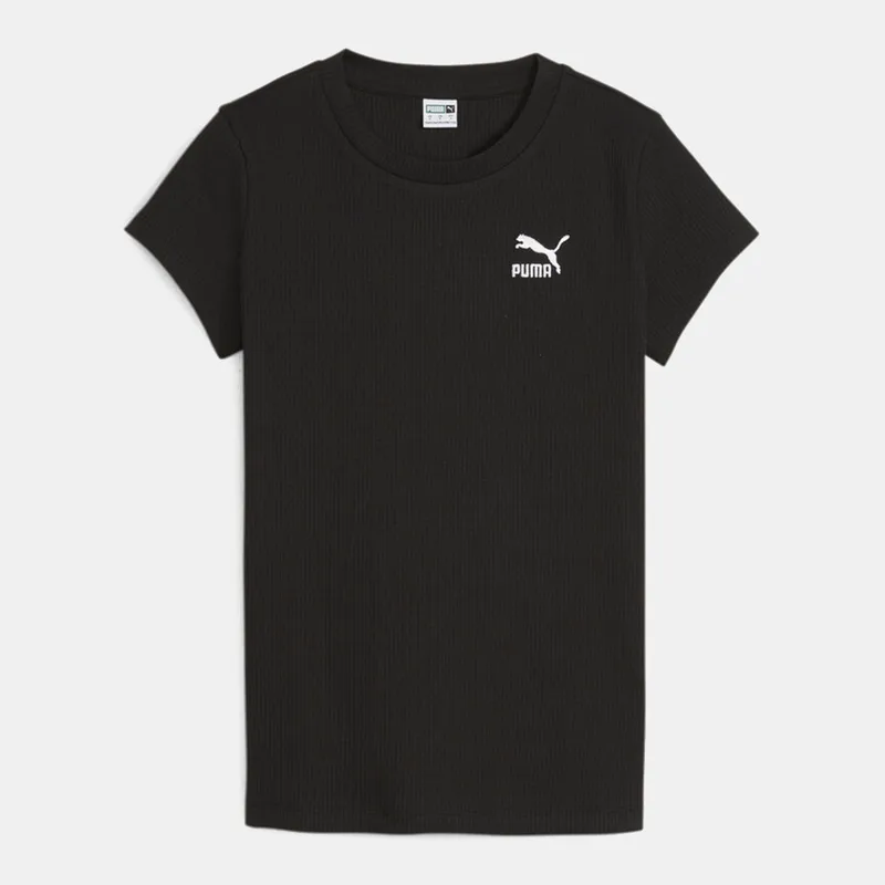 Puma Classics Ribbed Slim Γυναικείο T-shirt (9000162874_22489)