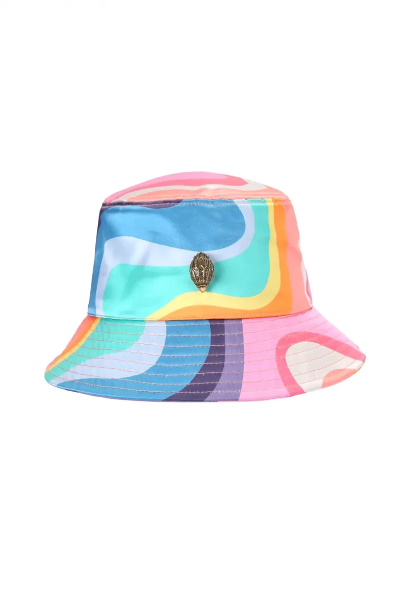 KURT GEIGER KAΠΕΛΟ KENSINGTON BUCKET HAT LOGO ΠΟΛΥΧΡΩΜΟ